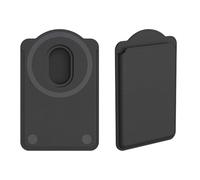 XFSRG Magnetic Slot Card Holder PU Porte Carte Bancaire Portefeuille Magnetique Contient 3 Cartes Accessoire Telephone Portable Magnet Pochette Carte pour Shopping(Noir, S25)