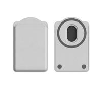 XFSRG Magnetic Slot Card Holder PU Porte Carte Bancaire Portefeuille Magnetique Contient 3 Cartes Accessoire Telephone Portable Magnet Pochette Carte pour Shopping(Gris, S25)