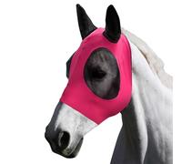 XFSRG Masque Anti-Mouches pour Chevaux avec Oreilles Masque de Cheval en Maille Respirante pour Protection UV et Mouche Equine Masque Anti-Mouches équestre Standard