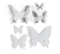 XFSRG Moule Silicone Papillon 3D en Forme de Papillon Bougie Pâques Moules de Moulage Printemps Papillon pour Bougies Pierres Parfumées Savon Cire de DIY (3-in-1)