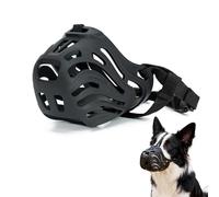 XFSRG Museliere pour Chiens Muselière Chien Panier Respirante en Anti Morsure Aboiement Léger Confortable pour Petit Moyen Grand Chien Promenade Dressage Veterinaire Securite(Taille 7)