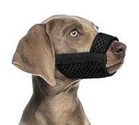 XFSRG Muselière pour Chiens Muselière Souple Réglable Respirantes Empêchent Prévient L'aboiement, D'ingérer des débris et Mordre Un étranger