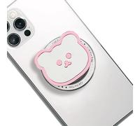 XFSRG Ours Mignon Support et Grip Magnétiqu avec Miroir Créatif Support de Téléphone Portable Adsorption Puissante Convient à Une Large Gamme de Téléphones Portables
