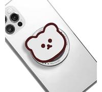 XFSRG Ours Mignon Support et Grip Magnétiqu avec Miroir Créatif Support de Téléphone Portable Adsorption Puissante Convient à Une Large Gamme de Téléphones Portables