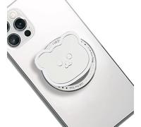 XFSRG Ours Mignon Support et Grip Magnétiqu avec Miroir Créatif Support de Téléphone Portable Adsorption Puissante Convient à Une Large Gamme de Téléphones Portables
