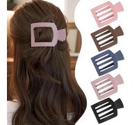 XFSRG Pince Cheveux Fleur Élégante Accessoire Coiffure Sécurisé pour Femmes Lot de 5 Couleurs Variées