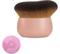 Xfsrg Pinceaux Maquillages Large Multifonctionnel Pinceau Maquillage Application Parfaite Délicat Et Doux Idéal Pour Femmes Ou Les Maquilleurs (Or Rose)