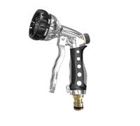 XFSRG Pistolet Arrosage 8 Modes D'arrosage Avec Interface Pulverisateur De Jardin Pistolet Nettoyage Voiture Pommeau Arrosoir Pour Arroser Les Plantes Et Laver Les Voitures(Argent)