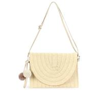 XFSRG Pochette De Paille Sac A Main Femme Ete Pochette De Plage A La Mode Sac A Bandoulière Boho Ceremonie Mariage Femme Minimalist Handbags Bon Pour Rencontres Voyage(Beige)