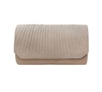 XFSRG Pochette Femme Argentée Brillante Sac Soirée Élégant Pochette Bandoulière Chic Sac À Main Pour Mariage Et Fêtes(Or)