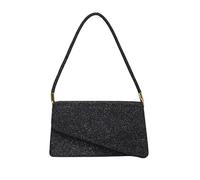 XFSRG Pochette Femme Élégante Polyester Sac à Main Femme Été pour Soirée Mariage (Noir)