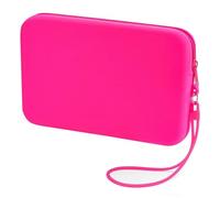 XFSRG Pochette Telephone Portable Silicone Etanche Fermeture Éclair Portable Pochette Monnaie avec 6 Pièces Fleurs Accessoire pour Plage(Rose)