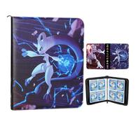 XFSRG Porte Cartes 50 Pages Classeur Carte Collection Card Carte avec 400 Compartiments Et Fermeture Éclair Albums Carte Pour Collectionner Ou Echanger Des Cartes De Thématiques(A)