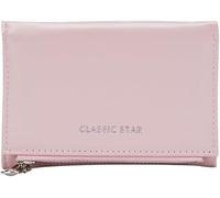XFSRG Portefeuille Compact Rectangulaire Femme Cuir Minimaliste Fermeture Éclair Portemonnaie Élégant Rangement Multiple Quotidien
