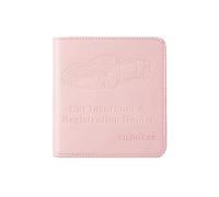 XFSRG Portefeuille Femme Porte Monnaie avec Blocage RFID Grand Format en Bifold Wallet Court Lisse et Souple Petit Emplacements pour Fille Mariage Fête Vacances(01#Pink)