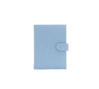 XFSRG Portefeuille Femme PU Cuir Véritable Slim Porte-Monnaie Mini Petit Portefeuille Multi-Slots Porte avec Fermeture Zippée Protection RFID pour Fille (Bleu)