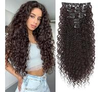 XFSRG Postiche afro bou lip fibre douce et résistante, confort longue durée, parfait pour look unique au quotidien, événements culturels, fêtes et concerts en plein air(Brun Foncé-4#)