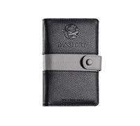 XFSRG Protege Passeport Holder Pochette Voyage Documents RFID Portefeuilles PU Passeport Protection Accessoires Voyage Porte Carte Femme Peut Stocker des Billets De Banque(Noir)
