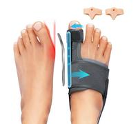 XFSRG Redresseur Orteil Correcteur Hallux Valgus avec 2 Pièces Ecarteur d'Orteil Oignon Réduisent les Douleurs au Pied Nuit Jour pour Homme Femme