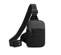 XFSRG Sac à Bandoulière Homme Oxford Cloth Sacoche Homme Bandouliere Pochette Homme Élégant et Pratique pour Toutes Occasions (Noir)
