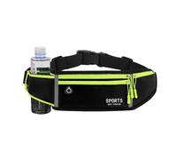 XFSRG Sac Banane de Randonnée Léger et Résistant Ceinture Ajustable Poche Zippée Sécurisée Idéal pour Activités de Plein Air Sports Voyages Unisexe Élégant (Vert)