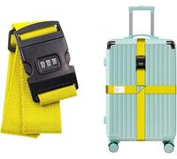 XFSRG Sangles de Bagage Réglables avec Boucle Sangles de Valise Voyage avec Code pour Valise Bagage Sac de Voyage Accessoire
