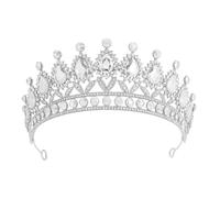 XFSRG Strass Brillants Couronne Femme Mode et Luxe Princesse Diadème Élégance pour les Fêtes Anniversaires Banquets