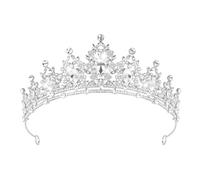 XFSRG Strass Couronne Femme Luxe et Brillance Diadème Élégance Accessoires d'Anniversaire Couronne de Mariée