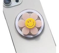 XFSRG Support Téléphone Magnétique Fleur Souriante Colorée Support et Grip Design Mignon et Pratique Pop Grip pour Smartphones et Tablettes