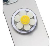 XFSRG Support Téléphone Magnétique Fleur Souriante Colorée Support et Grip Design Mignon et Pratique Pop Grip pour Smartphones et Tablettes