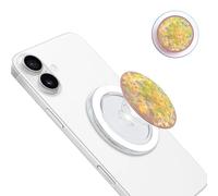 XFSRG Support Téléphone Magnétique Rétractable avec Papillon Brillant Base Pivotante 360° Mécanisme dAirbag Compatible avec la Plupart des Smartphones (Jaune)