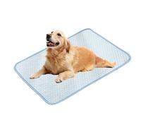 XFSRG Tapis Chien Rafraichissant en Polyester Couverture Rafraichissante pour Chiens Et Chats Idéal pour L'été Et Les Jours Chauds (Bleu Clair, 70x100cm)