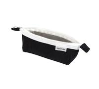 XFSRG Trousse à Crayons Grande Capacité Scolaire Minimaliste Organisateur Rangement Stylos Cosmétiques Accessoires Bureau Scolaire (Noir)