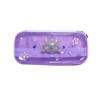 XFSRG Trousse à Crayons Panda Abeille chatonMignon en Toile pour Adolescents Grande Capacité Design Floral Multifonction pour Filles et Garçons