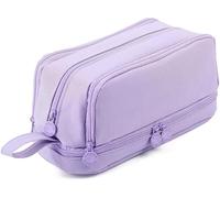 XFSRG Trousse Scolaire Grande Capacité 4 Compartiments avec Poignée Fournitures Scolaires Polyvalentes Trousse à Crayons Pratique Portable pour Enfants Adultes