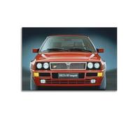 XFUHB Poster de voiture de rallye Lancia Delta HF Turbo - Impression sur toile murale moderne pour chambre à coucher - 30 x 45 cm