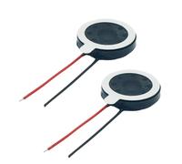 XFUYI 15 mm Petit Haut-Parleur étanche, 8 Ohm 0,5 W magnétique Interne, boîtier ABS pour Haut-parleurs à Verrouillage par Empreinte Digitale