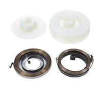 XFUYI 3 pièces Tronçonneuse électrique Poulie de Démarrage Facile avec 2 Ressorts Ajustement Tronçonneuse 4500 5200 5800 45cc 52cc 58cc Pièce de Rechange de Tronçonneuse