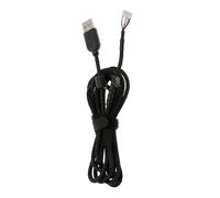 XFUYI Accessories Câble USB tressé en Nylon de 21 m pour Jeu G502 Noir PVC + Nylon