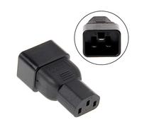 XFUYI Adaptateur convertisseur d'alimentation C20 3 Broches mâle vers C13 3 Broches Femelle