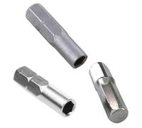 XFUYI Adaptateur pour Embout de Tournevis de précision 6,35 mm 1/4" vers 4 mm, Porte-Embouts hexagonaux, 3 Types