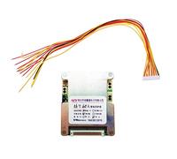 XFUYI Batterie de Mise à Niveau pour Carte Batterie Li-ION 16S 60V 60A pour BMS - Carte PCB avec Circuit imprimé à Fonction d'équilibre + Coque métallique