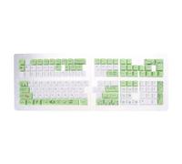 XFUYI Keycaps 129PCS Green Frog Keycaps OEM Ensemble Complet Keycap DyeSubbed Caps épais pour Clavier mécanique de Jeu