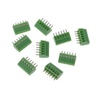 XFUYI Lot de 10 connecteurs à vis 2 à 10 Broches pour Circuit imprimé, Pas de 2,54 mm
