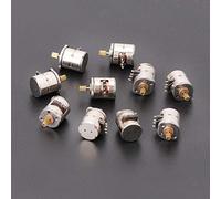 XFUYI Lot de 10 Moteurs Pas à Pas 3 V 2 Phases 4 Fils IA.8 mm pour Produits numériques, Appareil Photo, métal