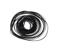 XFUYI Lot de 100 Courroies Plates Assorties de 2 mm de Largeur pour Machine à Bande en Caoutchouc pour enregistreurs, lecteurs Portables