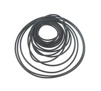 XFUYI Lot de 15 Courroies de Rechange en Caoutchouc pour magnétophone à Bande de 1,2 mm