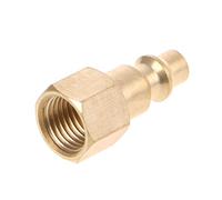 XFUYI Raccord Rapide en Laiton Massif 1/4" pour Tuyau d'air, coupleur de compresseur d'air Pl