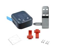 XFUYI Voltmètre de Moto avec Port de Chargement USB 12 V-24 V Support de Guidon Compteur de température numérique