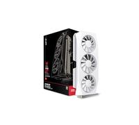XFX Mercury AMD Radeon RX 9060XT OC Édition Gaming avec 16 Go GDDR6 HDMI 2xDP, AMD RDNA 4 RX-96TMERCW9 Blanc